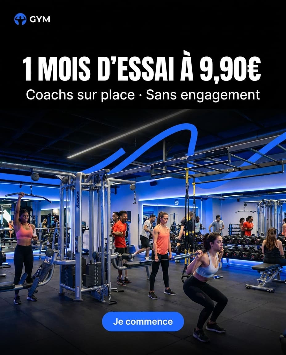 Exemple de publicité — Salle de sport