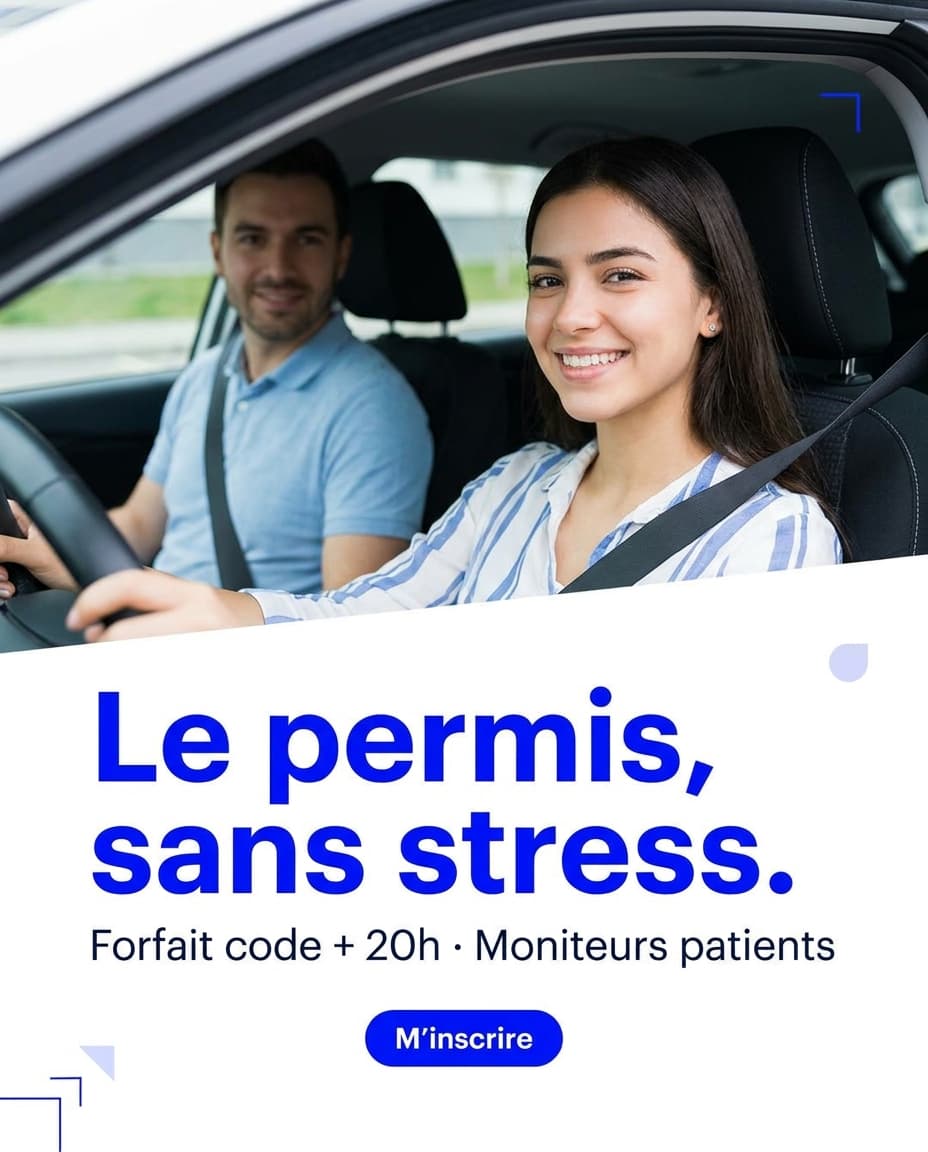 Exemple de publicité — Auto-école