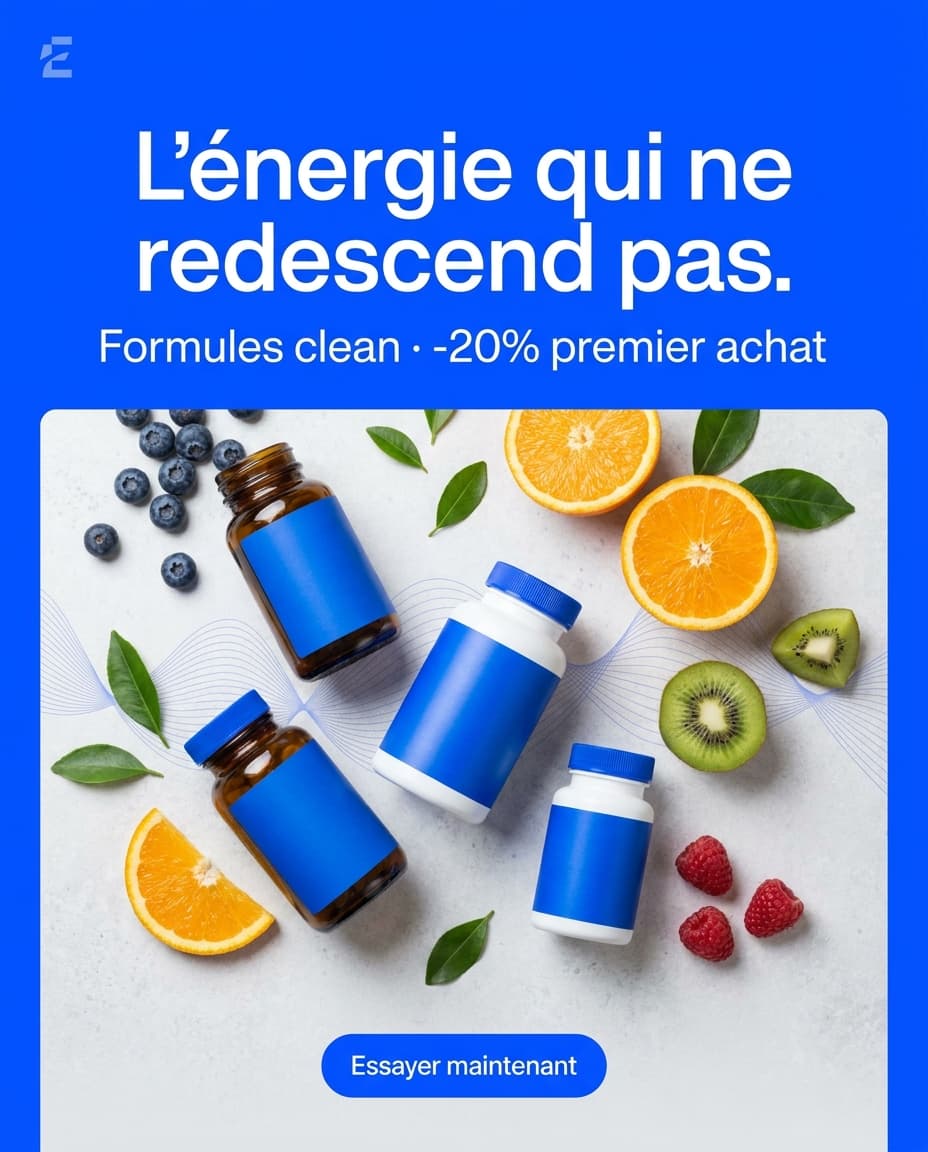 Exemple de publicité — Compléments en ligne