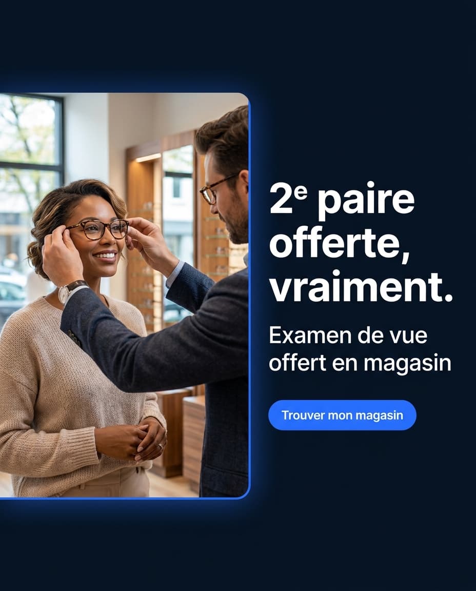 Exemple de publicité — Opticien