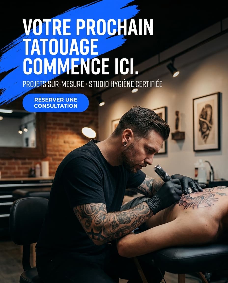 Exemple de publicité — Tatoueur